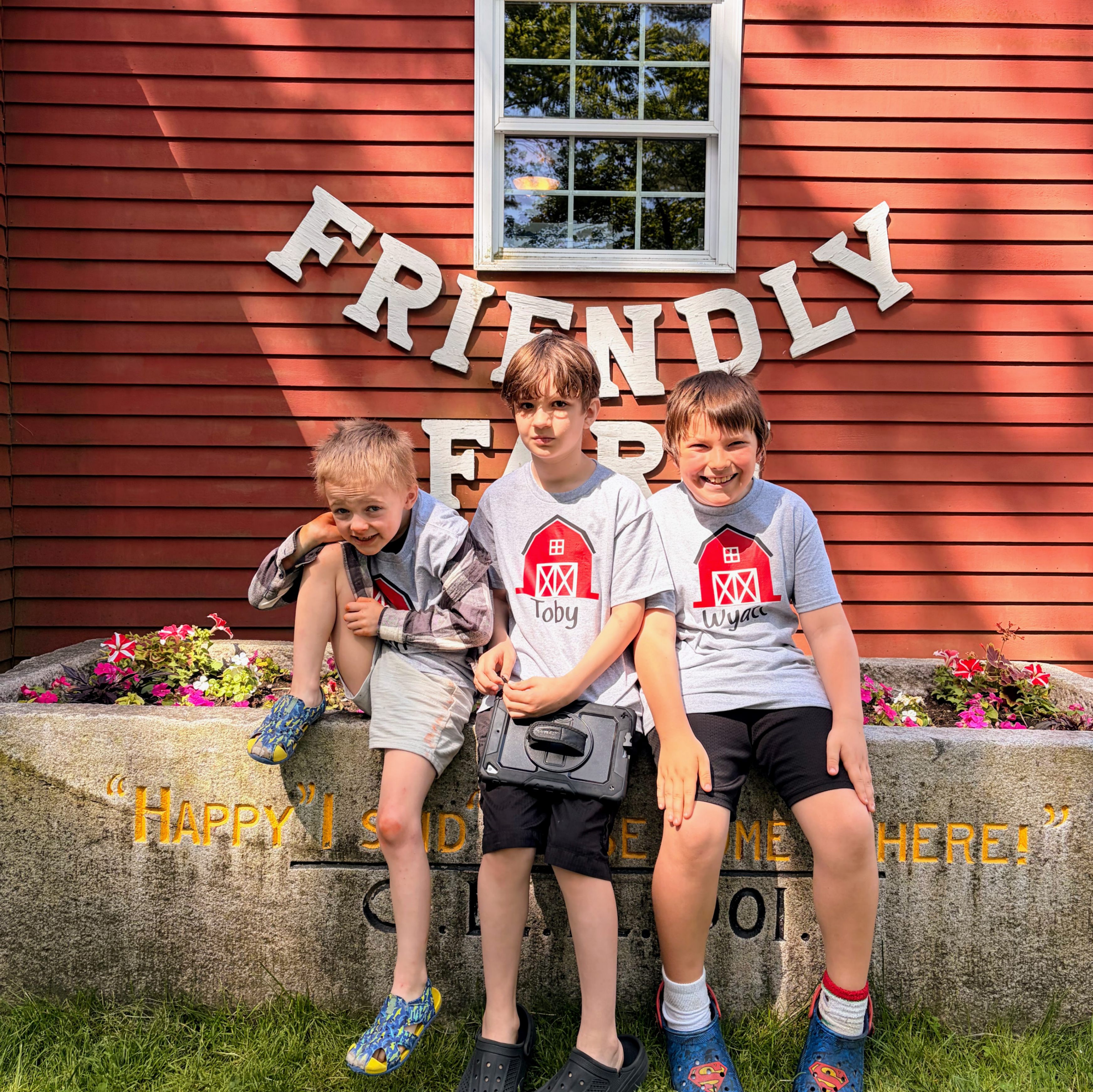Posing at the Farm